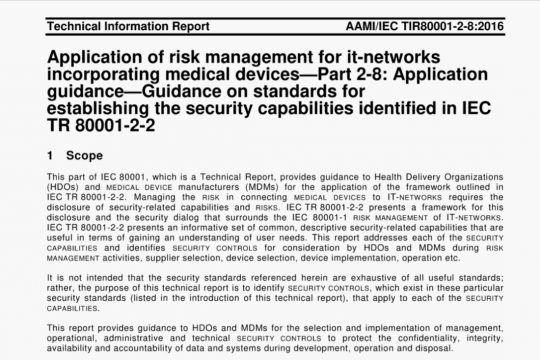 AAMI IEC 80001-2-8 pdf free download